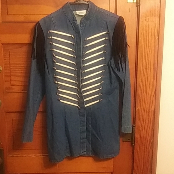 Native American Denim Tunic - Picture 2 of 8